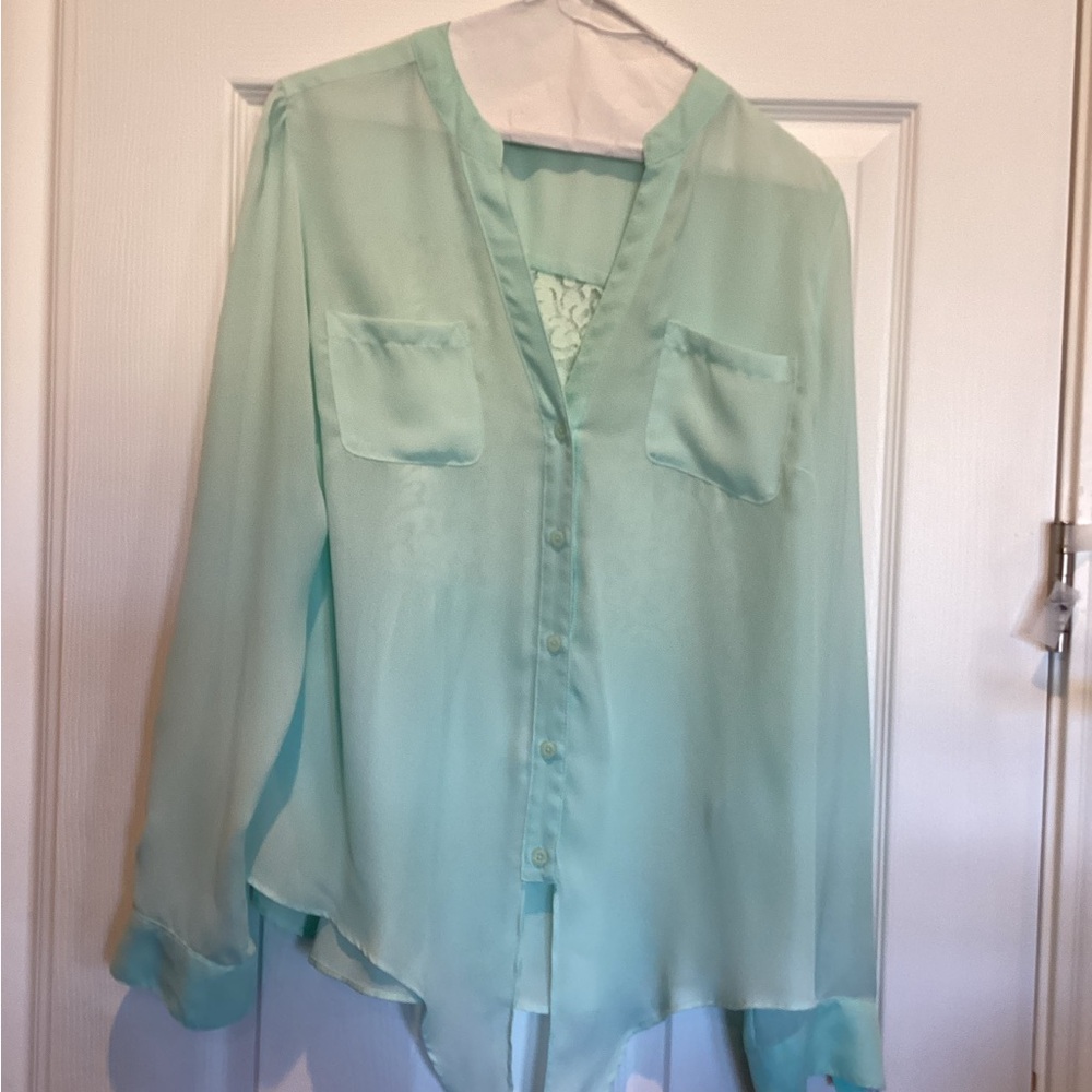 Mint Green Women's Blouse
